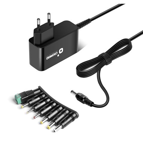 CARGADOR UNIVERSAL AUTOMÁTICO 24W | 8 PUNTAS CROMAD