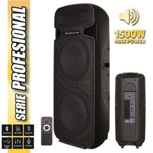 ALTAVOZ AUTOAMPLIFICADO PRO500 2X15 1500W SERIE PRO COOLSOUND