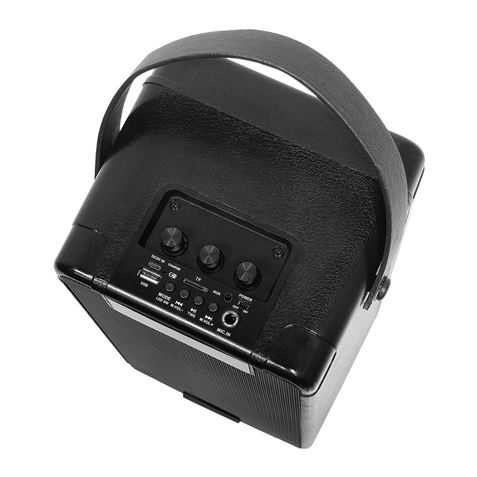 ALTAVOZ BLUETOOTH PARTY BOOM A360 2X4 100W | 1 X MICROFONO COOLSOUND - Imagen 4