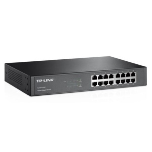 SWITCH TP-LINK 16 PUERTOS ESCRITORIO/RACK 10/100/1000 (TL-SG1016D)