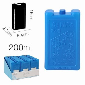 ACUMULADOR DE FRIO PARA NEVERAS PORTATILES 200ML 2.2X8.4X15CM