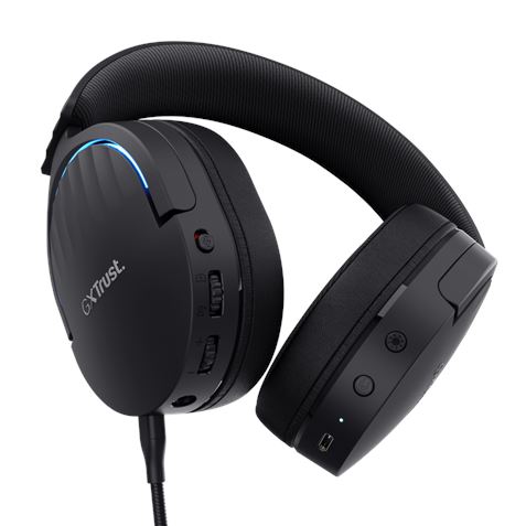 AURICULARES GAMING INALAMBRICOS GXT491 FAYZO NEGRO TRUST - Imagen 2