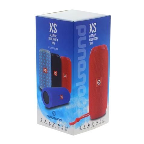 ALTAVOZ BLUETOOTH XS 10W AZUL COOLSOUND - Imagen 3