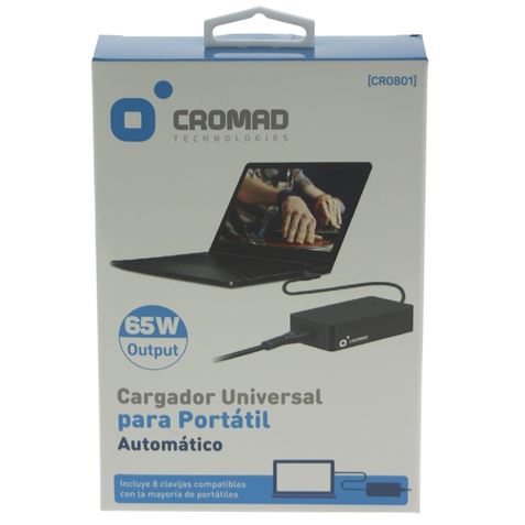CARGADOR UNIVERSAL AUTOMÁTICO 65W CROMAD - Imagen 3