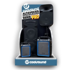 EXPOSITOR SERIE PROFESIONAL COOLSOUND CON ILUMINACION LED