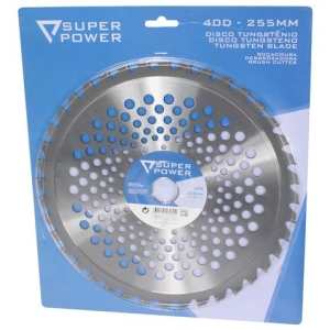 DISCO DESBROZADORA TUNGSTENO 255mm SUPER POWER