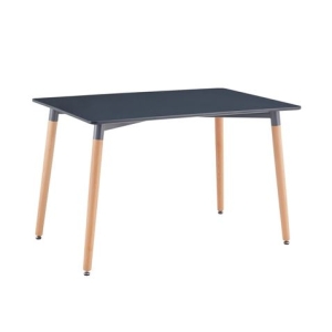 MESA MADERA GRIS PLOMO / MADERA 74X120X80CM THINIA HOME