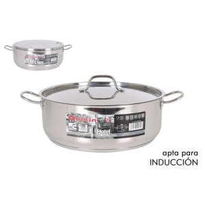 CACEROLA CON TAPA 30CM 0.8MM 7,5 LITROS QUTTIN