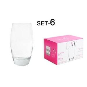 SET 6 VASOS VIDRIO 510CC EMPIRE