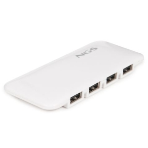 HUB USB NGS 7 PUERTOS USB 2.0 CON ALIMENTACION BLANCO