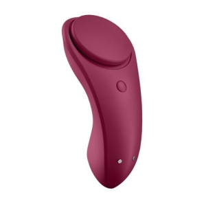 SATISFYER SEXY SECRET ESTIMULADOR DE BRAGUITA CON APP WINE RED