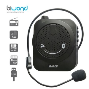 MEGÁFONO PORTÁTIL POCKETVOICE NEGRO BIWOND