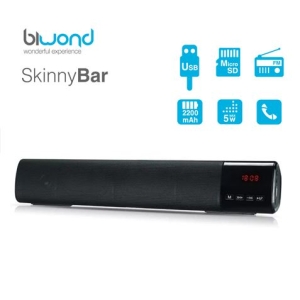 BARRA DE SONIDO 10W SKINNYBAR NEGRO BIWOND