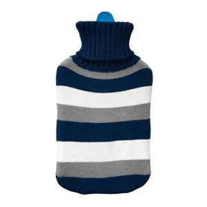 BOLSA DE AGUA RAYAS AZULES 2L