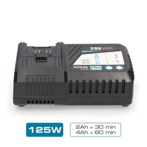 CARGADOR BATERIA 125W KOMA TOOLS PRO SERIES EDM
