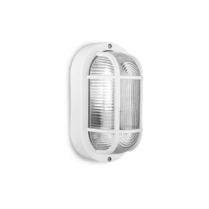 APLIQUE IP54 OVAL BLANCO E27 40W MOD. OVALO TARRAGONA