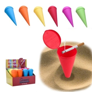CENICERO 15CM PARA PLAYA COLORES SURTIDOS