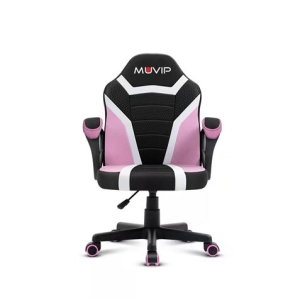 SILLA GAMING GM1500 NEGRO / BLANCO / ROSA MUVIP
