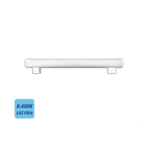 LINESTRA 30CM LED 2 CASQUILLOS S14S 7W 500 LUMEN LUZ FRIA