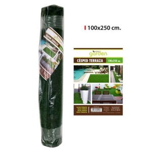 ROLLO CESPED ARTIFICIAL 6MM 100X250CM LITTLE GARDEN