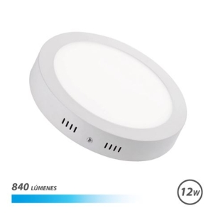 DOWNLIGHT CIRCULAR SOBRE PARED LED 12W LUZ FRIA ELBAT