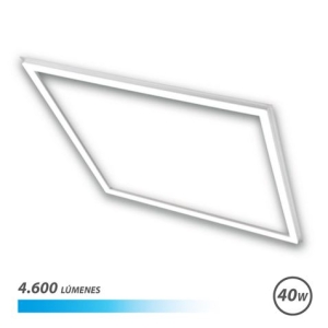 PANEL CON MARCO LED 60X60 40W 4600LM LUZ FRIA ELBAT