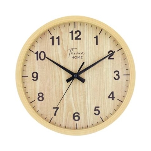 RELOJ DE PARED COLOR MADERA