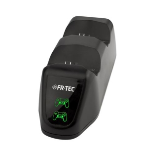 ESTACION DE CARGA DUAL PARA MANDOS PS4 FR-TEC