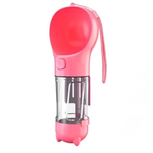BOTELLA MULTIFUNCIÓN MASCOTAS BIWOND BOTTLE KAN ROSA