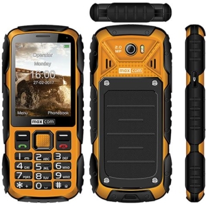 TELEFONO MOVIL RUGERIZADO MM920 AMARILLO MAXCOM