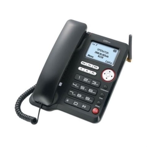 TELEFONO FIJO SOBREMESA CON SIM 3G MM29D MAXCOM NEGRO