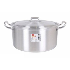 REACONDICIONADA CACEROLA ALUMINIO CON ASAS 34CM 15 LITROS