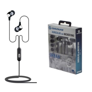AURICULAR + MICRÓFONO URBAN MIC BLANCO COOLSOUND