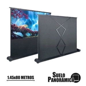 PANTALLA PROYECCION SUELO 65 145X80 CROMAD"
