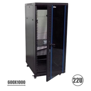 RACK 19 22U 600X1000 PERFORADO CROMAD"