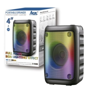 ALTAVOZ BLUETOOTH 4 RGB | TWS | SD | FM | AEK CYBER"