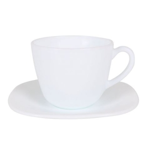 SET 6 TAZAS + 6 PLATOS CAFE OPAL PERCUTTI