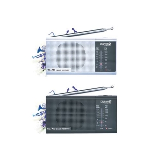 RADIO AM/FM GRANDE BLANCO / NEGRO RD-816 DIGIVOLT