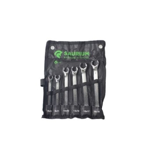 JUEGO LLAVES FIJAS PARA RACORES CRV 6PCS SAURIUM