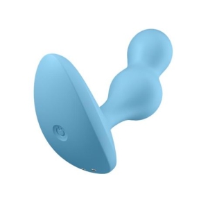 PLUG ANAL CON VIBRACION DEEP DIVER CON APP AZUL SATISFYER