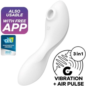 VIBRADOR + SUCCIONADOR TRINITY 5 CON APP SATISFYER