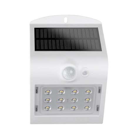 APLIQUE LED SOLAR 1.5W 220LM DOBLE ILUMINACIÓN BLANCO ELBAT - Imagen 2
