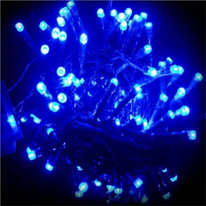 GUIRNALDA 150 MICROLAMPARAS CON JUEGO DE LUCES COLOR AZUL