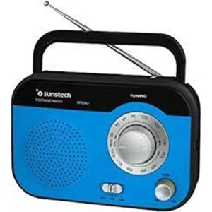 RADIO SOBREMESA AM/FM CON ALTAVOZ RPS560 AZUL SUNSTECH