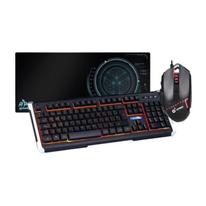 PACK GAMING TECLADO + RATÓN + ALFOMBRILLA XXL CROMAD