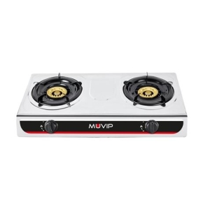 REACONDICIONADA COCINA GAS INOX 2 FUEGOS MUVIP
