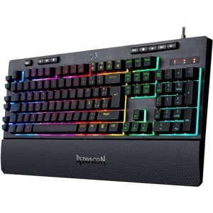 TECLADO GAMING RGB CON REPOSAMUÑECAS SHIVA K512 REDRAGON