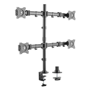 SOPORTE DE MESA PARA 4 MONITORES 13-23" CROMAD"