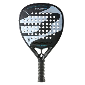 PALA DE PADEL HACK 03 2023 NEGRA BULLPADEL