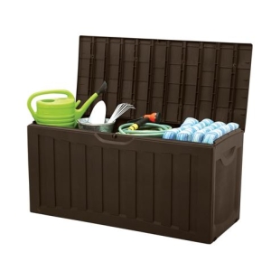 BAUL RESINA MARRÓN 340LITROS 57X118X53CM